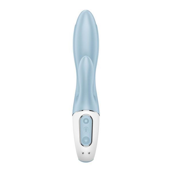 Вибратор-кролик надувной Satisfyer Air Pump Bunny 1, 21х4 см. (надувается до 5,5 см) SX2180 фото