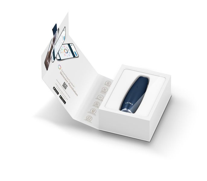 Микротоковая ручка для подтяжки лица GESKE MicroCurrent Face-Lift Pen 6в1 midnight HB0122 фото