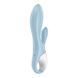 Вибратор-кролик надувной Satisfyer Air Pump Bunny 1, 21х4 см. (надувается до 5,5 см) SX2180 фото 4