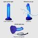 Фалоімітатор, що світиться у темряві Strap-On-Me Glow-LED Dildo Purple &mdash; M, 18х3,5 см. SX2851 фото 3