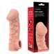 Насадка на член с отверстием для мошонки Kokos Extreme Sleeve CS 009-L, 17,6х5,1 см. SX1468 фото 4
