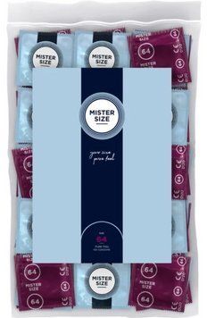 Презервативы Mister Size - pure feel - 64 мм, толщина 0,05 мм, 100 шт. 580088 фото