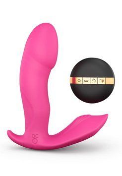 Вібратор Dorcel Secret Clit з підігрівом і пультом ДК, можна під одяг, голосове керування, 7х3,2 см. SO3072 фото