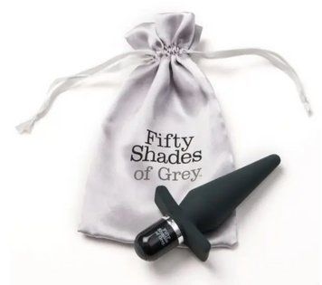Анальна пробка з вібрацією "Вихитна наповненість" Fifty Shades of Grey, 14х3,2 см. FS48291 фото