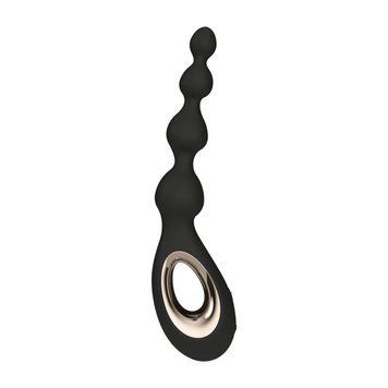 Анальні буси з вібрацією LELO Soraya Beads Black, різний діаметр намистин, 8 режимів, 23,4х3,4 см. SO9531 фото