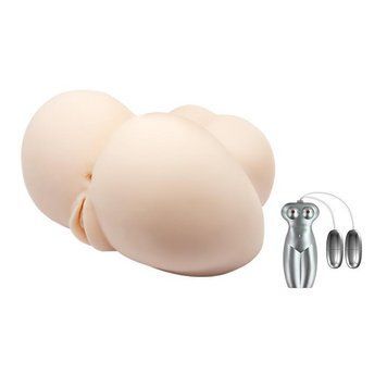 Мастурбатор вагина и анус с вибрацией BAILE - Masturbator Functions of Vibration, 17х15 см. BM-009141S фото