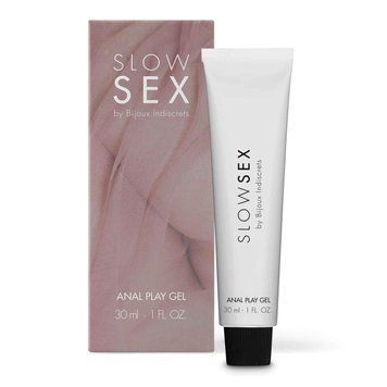 Анальний гель-лубрикант на водній основі із ароматом кокосу Bijoux Indiscrets Slow Sex Anal play gel, 30 мл. SO5900 фото