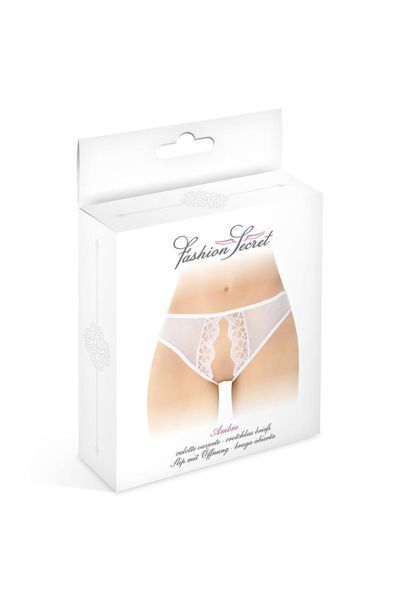 Трусики с доступом Fashion Secret Ambre White, S/L SX2610 фото