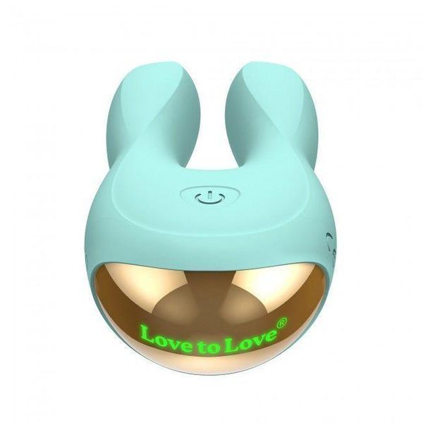 Кліторальний вібратор-кролик Love To Love Hear Me Menthe, 11,5х5,5 см. SO3082 фото