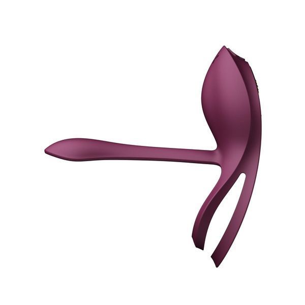 Смарт-эрекционное кольцо двойное с вводимой частью и пультом ДУ Zalo BAYEK Velvet Purple SO6645 фото