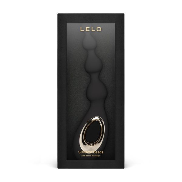 Анальні буси з вібрацією LELO Soraya Beads Black, різний діаметр намистин, 8 режимів, 23,4х3,4 см. SO9531 фото