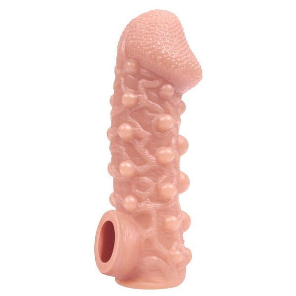 Насадка на член с отверстием для мошонки Kokos Extreme Sleeve CS 010-M, 15,6х4,7 см. SX1469 фото