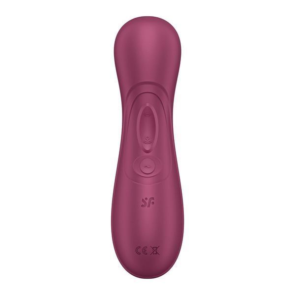 Вакуумный клиторальный стимулятор с вибрацией Satisfyer Pro 2 Generation 3 with Liquid Air WineRed, 16,4х6,5см SO7772 фото