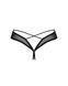 Прозрачные трусики с вырезом Obsessive Roxelia crotchless thong, XS/S, M/L, XL/2XL SO9077 фото 4