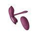 Смарт-эрекционное кольцо двойное с вводимой частью и пультом ДУ Zalo BAYEK Velvet Purple SO6645 фото 2