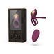 Смарт-эрекционное кольцо двойное с вводимой частью и пультом ДУ Zalo BAYEK Velvet Purple SO6645 фото 8