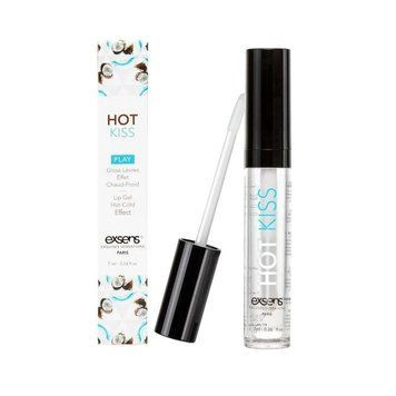 Стимулирующий блеск для губ Exsens Coconut Hot Kiss, согревает и охлаждает, 7.4 мл. SO5540 фото