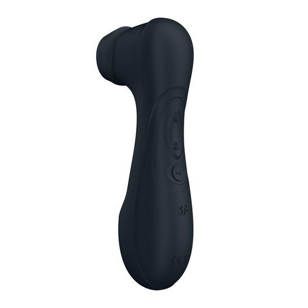 Вакуумный клиторальный стимулятор с вибрацией Satisfyer Pro 2 Generation 3 with Liquid Air Dark Grey SO8402 фото