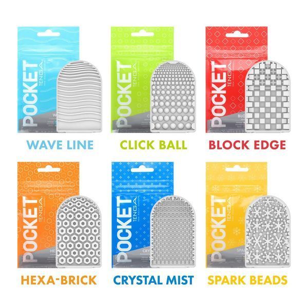 Мастурбатор TENGA Pocket Block Edge, 8х5 см. SO5596 фото