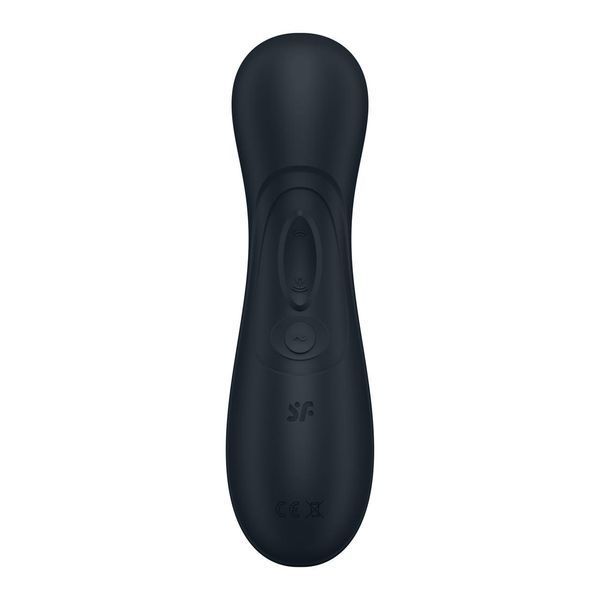 Вакуумный клиторальный стимулятор с вибрацией Satisfyer Pro 2 Generation 3 with Liquid Air Dark Grey SO8402 фото