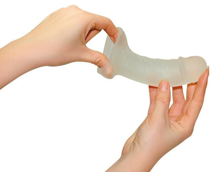 Насадка на пеніс Super Dick Sleeve, 16х4 см. 61325230380000 фото