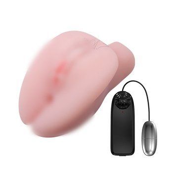 Вагина с вибрацией и анальным отверстием Realistic Feel Vibrating Vagina & Ass, 17х7,5 см. 6603BM0054 фото