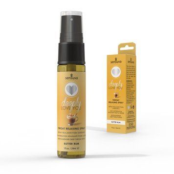 Спрей для глибокого мінету зі смаком солодкого рому Sensuva &mdash; Deeply Love You Butter Rum, 29 мл. SO3195 фото