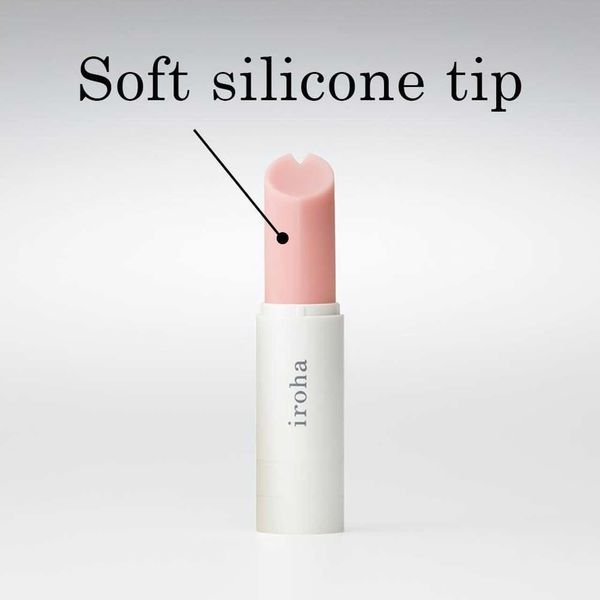 Вибратор-помада IROHA STICK White, плавное увеличение мощности, 10х2,2 см. SO3575 фото