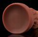 Фалоімітатор для фістингу Dual-Layered Silicone Tongue 10" Brown, 25х7,5 см. 6452LVTOY789 фото 6