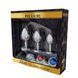 Набір металевих анальних пробок Alive Metal Plug Kit, діаметр 3,2 см, 3,5 см, 4,1 см SO8214 фото 1
