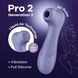Вакуумный клиторальный стимулятор с вибрацией Satisfyer Pro 2 Generation 3 with Liquid Air Lilac SO8403 фото 1