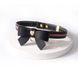 Ошейник с поводком LOCKINK SEVANDA Love Heart Butterfly Leather Collar Set - Black SX0863 фото 3